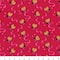 Fabric Traditions Valentine's Tossed Bees & Hearts Glitter Cotton Fabric